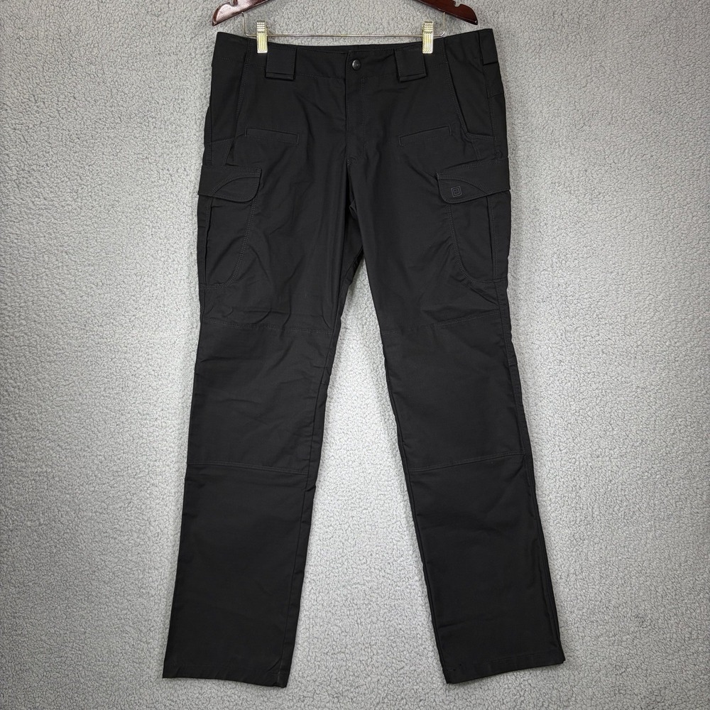 511 Tactical Pants Womens 16 Long Black Stryke Mid Rise Straight Cargo